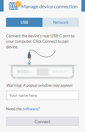 Connect to device